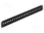 DeLOCK Patch Panel Keystone 24 Puertos 19'' 1U Negro