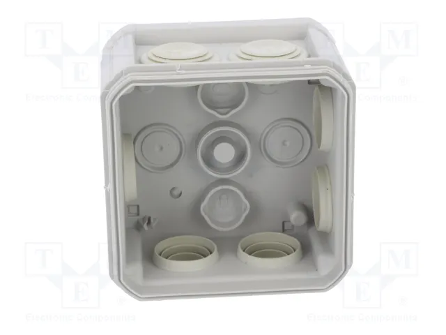 OBO BETTERMANN Caja de conexiones con diafragmas de membranas gris claro OBO BETTERMANN Caja de conexiones con diafragmas de membranas gris claro