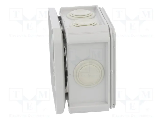 OBO BETTERMANN Caja de conexiones con diafragmas de membranas gris claro OBO BETTERMANN Caja de conexiones con diafragmas de membranas gris claro