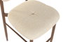 DKD Home Decor Taburete de Metal y Poliéster Marrón y Beige