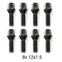 Omp Separadores Juego 5mm PCD 4x100 CB.H 56.6 OMPS08090501 Tornillo M12x1.5 Conico