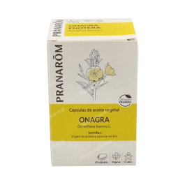 PRANAROM Aceite de Onagra 60 Cápsulas Vegan