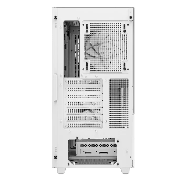 DeepCool CH560 DIGITAL WH - Torre ATX Blanco con Iluminación RGB, Ventiladores Incluidos, Panel de Cristal Templado y Gestión de Cables