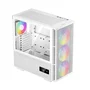 DeepCool CH560 DIGITAL WH - Torre ATX Blanco con Iluminación RGB, Ventiladores Incluidos, Panel de Cristal Templado y Gestión de Cables