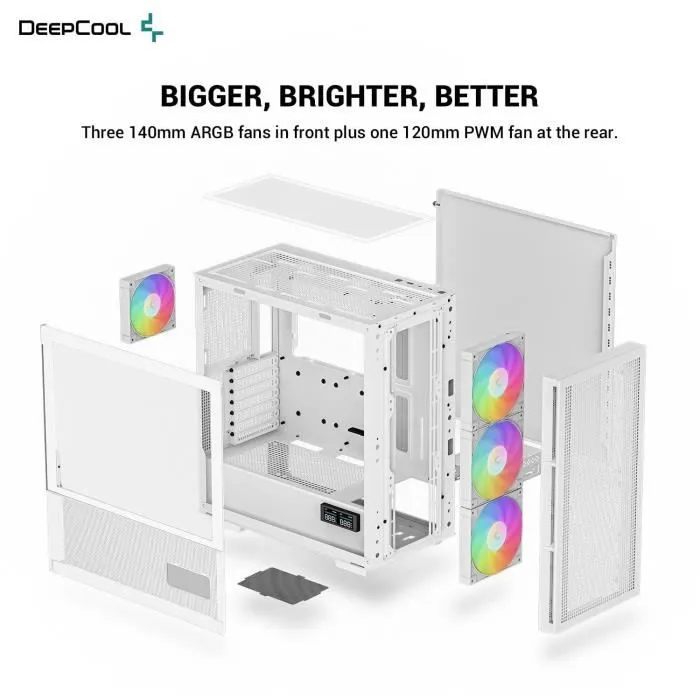 Deepcool CH560 Digital Blanco Torre mediana Deepcool CH560 Digital Blanco Torre mediana