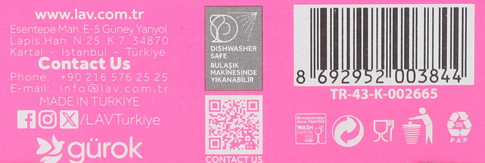 Lav Set 2 Ceniceros Redondo 7.5 cm Colección Ceniceros Lav (24 Cajas)