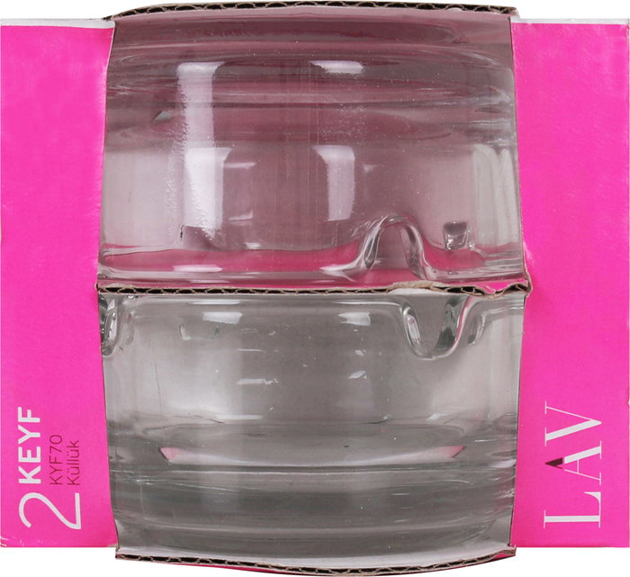 Lav Set 2 Ceniceros Redondo 7.5 cm Colección Ceniceros Lav (24 Cajas)