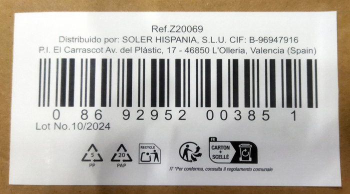 Lav Set 2 Ceniceros Redondo 7.5 cm Colección Ceniceros Lav (24 Cajas)