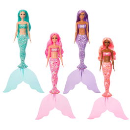 Barbie Muñeca Color Reveal Sirenas Surtidas JMW61 Mattel