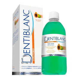Dentiblanc Colutorio de Papaya y Menta sin Alcohol 500 ml