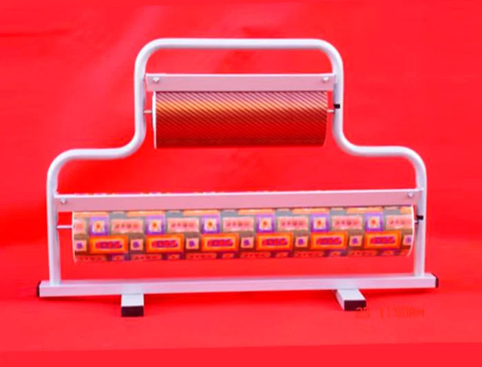 Blanca Portarrollo Metal Mostrador Corta Papel para Bobinas de 62-31 cm Acero Cromado Blanca Portarrollo Metal Mostrador Corta Papel para Bobinas de 62-31 cm Acero Cromado