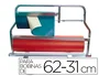 Blanca Portarrollo metal mostrador corta papel para bobinas de 62-31 cm