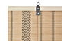 DKD Home Decor Estor Balines Marron Oscuro Poliéster Bambú 175 x 60 x 3 cm