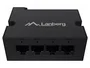 Lanberg DIN-FE4-AT-30W Adaptador e Inyector de PoE Ethernet Rápido