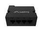Lanberg Switch PoE Extender 1xin 3xout DIN 30W