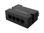 Lanberg Switch PoE Extender 1xin 3xout DIN 30W