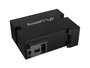 Lanberg Switch PoE Extender 1xin 3xout DIN 30W