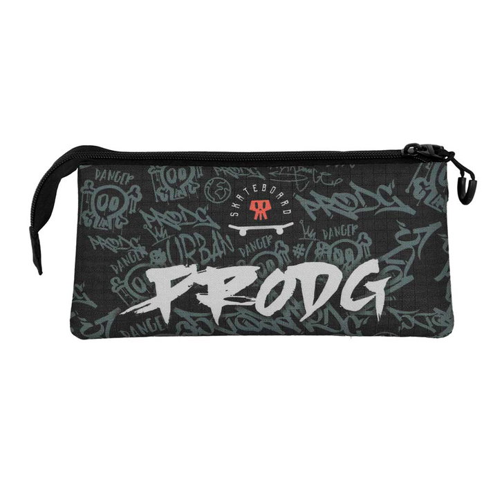 Pro-Dg Estuche Portatodo Triple SK8 Negro