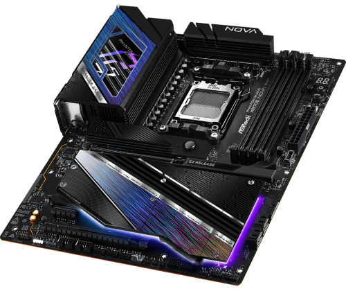 ASRock MK X870E NOVA WiFi Placa Base ATX AMD X870E Socket AM5 DDR5 Wi-Fi 7 90-MXBPX0-A0UAYZ