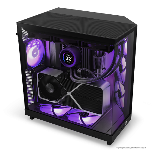 NZXT CC-H61FB-R1 H6 Air Flow Midi Tower PC Negro