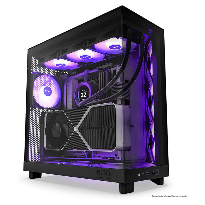 NZXT H6 Flow RGB Caja de torre media Negro