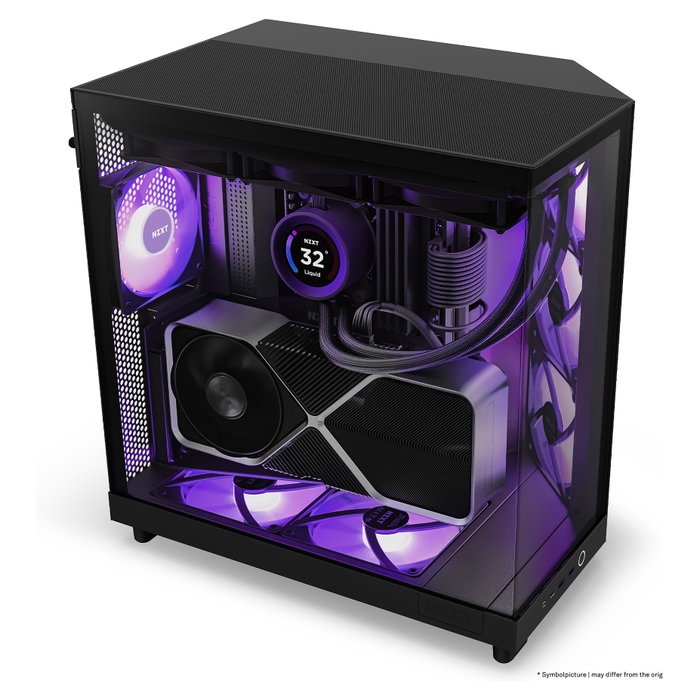 NZXT H6 Flow RGB Caja de torre media Negro