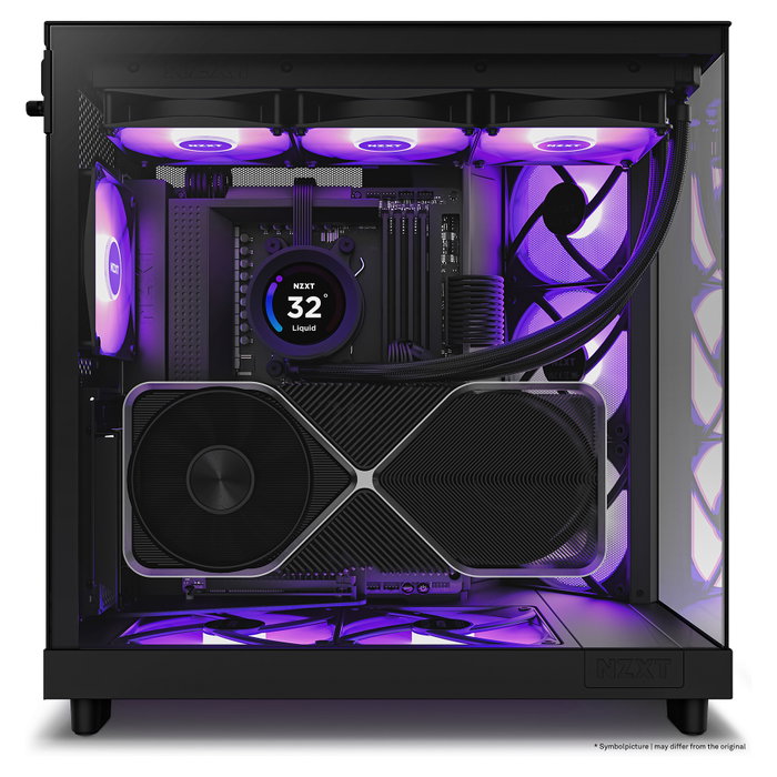 NZXT H6 Flow RGB Caja de torre media Negro