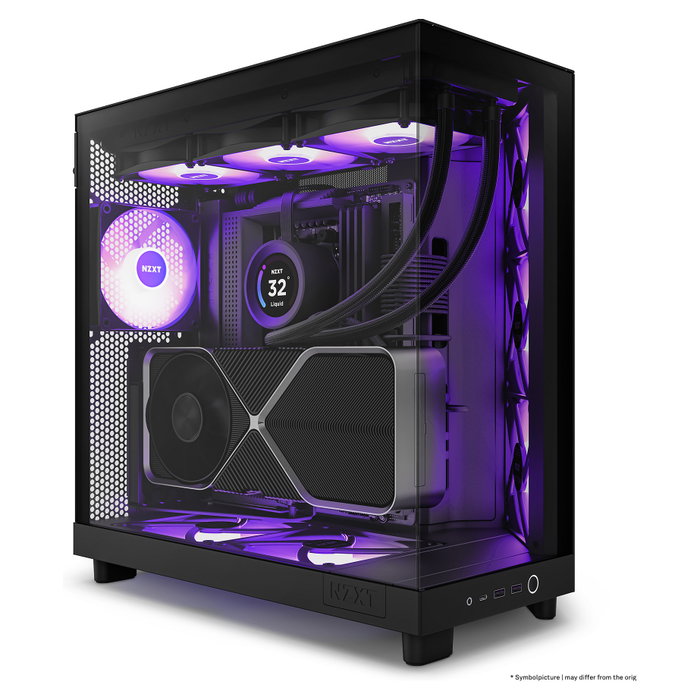NZXT H6 Flow RGB Caja de torre media Negro