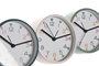 DKD Home Decor Reloj Despertador Rosa Azul Metal 4 x 11 x 11 cm (3 Unidades)