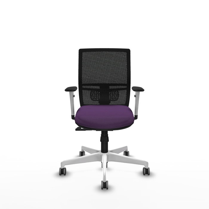 PIQUERAS Y CRESPO Silla de oficina Yunquera con mecanismo Sincro, Morada y Negra PIQUERAS Y CRESPO Silla de oficina Yunquera con mecanismo Sincro, Morada y Negra