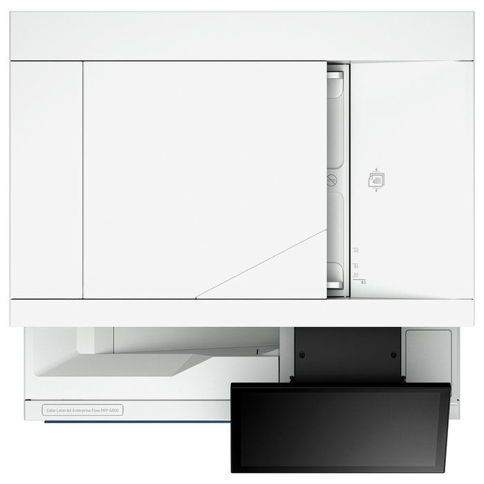 HP Color LaserJet Enterprise Flow MFP 6800ZF Impresora Multifunción Láser a Color, 52 ppm, A4, WiFi, Ethernet, Pantalla Táctil 10.1", Gris