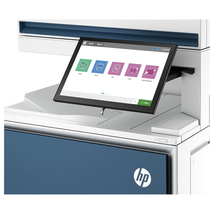 HP Color LaserJet Enterprise Flow MFP 6800ZF Impresora Multifunción Láser a Color, 52 ppm, A4, WiFi, Ethernet, Pantalla Táctil 10.1", Gris