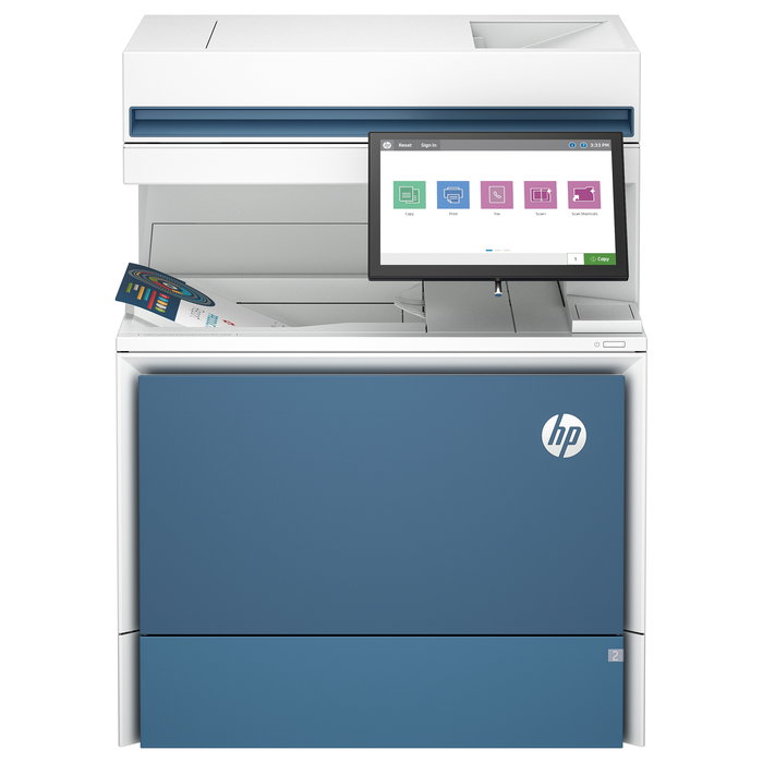 HP Color LaserJet Enterprise Flow MFP 6800ZF Impresora Multifunción Láser a Color, 52 ppm, A4, WiFi, Ethernet, Pantalla Táctil 10.1", Gris