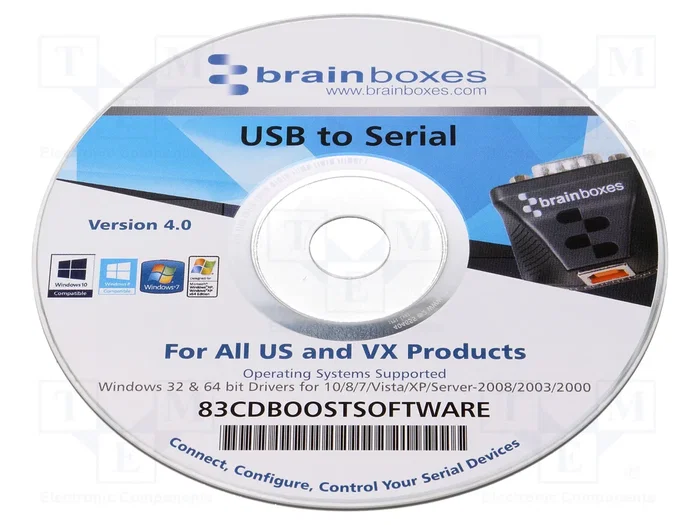 BRAINBOXES US-101 Convertidor RS232/USB