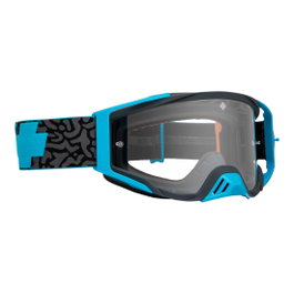 SPY Gafas de Moto Foundation Maze Green HD Azul