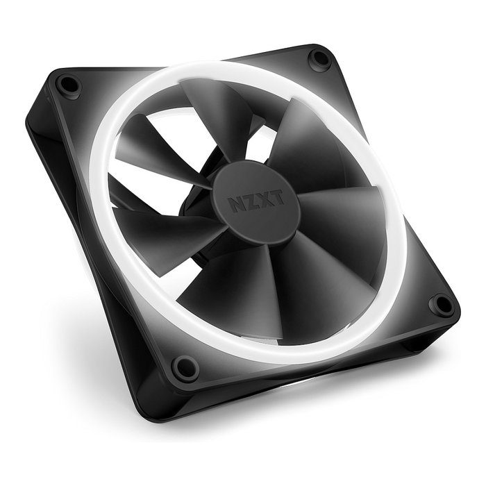 NZXT RF-D12TF-B1 - Pack de 3 Ventiladores RGB F120 DUO 120mm Negros - 500-1800 RPM, 29 dB, LED Multi-Color, 4-Pines NZXT RF-D12TF-B1 - Pack de 3 Ventiladores RGB F120 DUO 120mm Negros - 500-1800 RPM, 29 dB, LED Multi-Color, 4-Pines