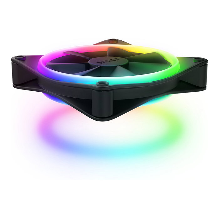 NZXT RF-D12TF-B1 - Pack de 3 Ventiladores RGB F120 DUO 120mm Negros - 500-1800 RPM, 29 dB, LED Multi-Color, 4-Pines NZXT RF-D12TF-B1 - Pack de 3 Ventiladores RGB F120 DUO 120mm Negros - 500-1800 RPM, 29 dB, LED Multi-Color, 4-Pines