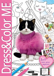 BOOK'N'APP, GATOS - MINI DRESS & COLOR ME
