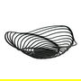 Alessi ACO03 B Trinity Cesto Frutero de Acero y Resina Negro 33cm