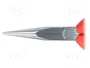 KNIPEX Alicates de punta semiredonda y curva de 200 mm