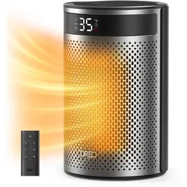 Dreo Calentador Adicional Atom 416 Columna Hipercerámica 1500 W Negro