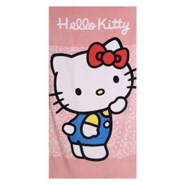 CERDÁ Toalla Hello Kitty de Algodón Rosa