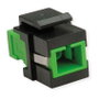 ROLINE 21.17.0056 Keystone LWL-Adapter SC/SC Simplex Multimodo OM5 Negro Verde