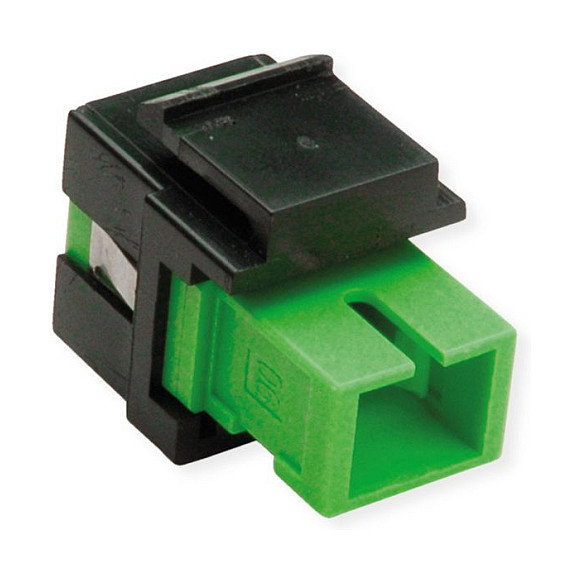 ROLINE 21.17.0056 Keystone LWL-Adapter SC/SC Simplex Multimodo OM5 Negro Verde