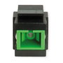 ROLINE 21.17.0056 Keystone LWL-Adapter SC/SC Simplex Multimodo OM5 Negro Verde