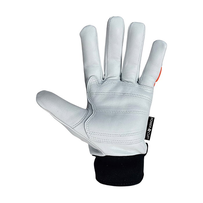 Juba Guante de piel de cabra reforzado para motosierra clase 1 t-11 talla 11