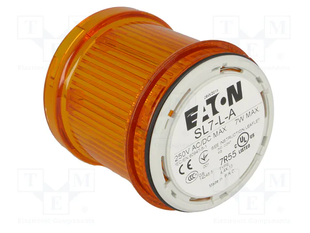 EATON ELECTRIC Módulo de señalizador luminoso naranja SL7 IP66