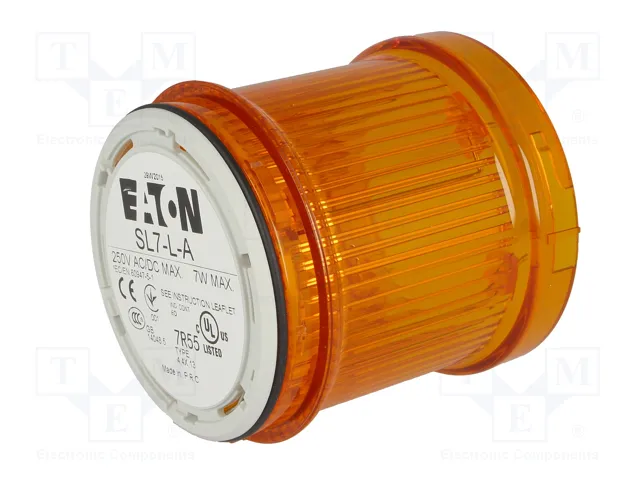 EATON ELECTRIC Módulo de señalizador luminoso naranja SL7 IP66