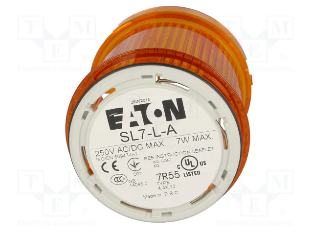 EATON ELECTRIC Módulo de señalizador luminoso naranja SL7 IP66
