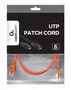 Gembird PP6U-1M Cable de Red Cat6 U/UTP Rojo 1m
